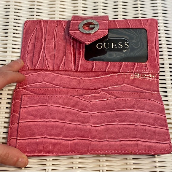 Guess Pink Patent Wallet - Picture 6 of 17
